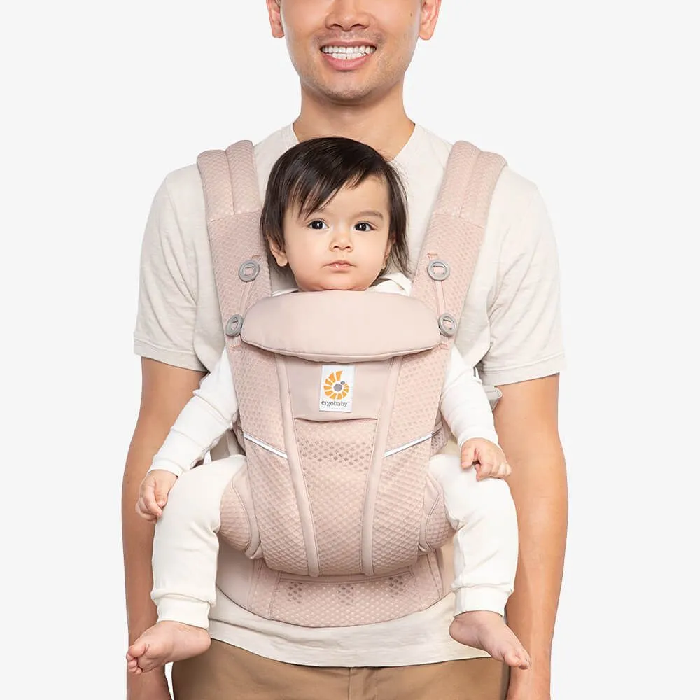 [10 year local warranty] Ergobaby Omni Breeze Baby Carrier - Pink Quartz