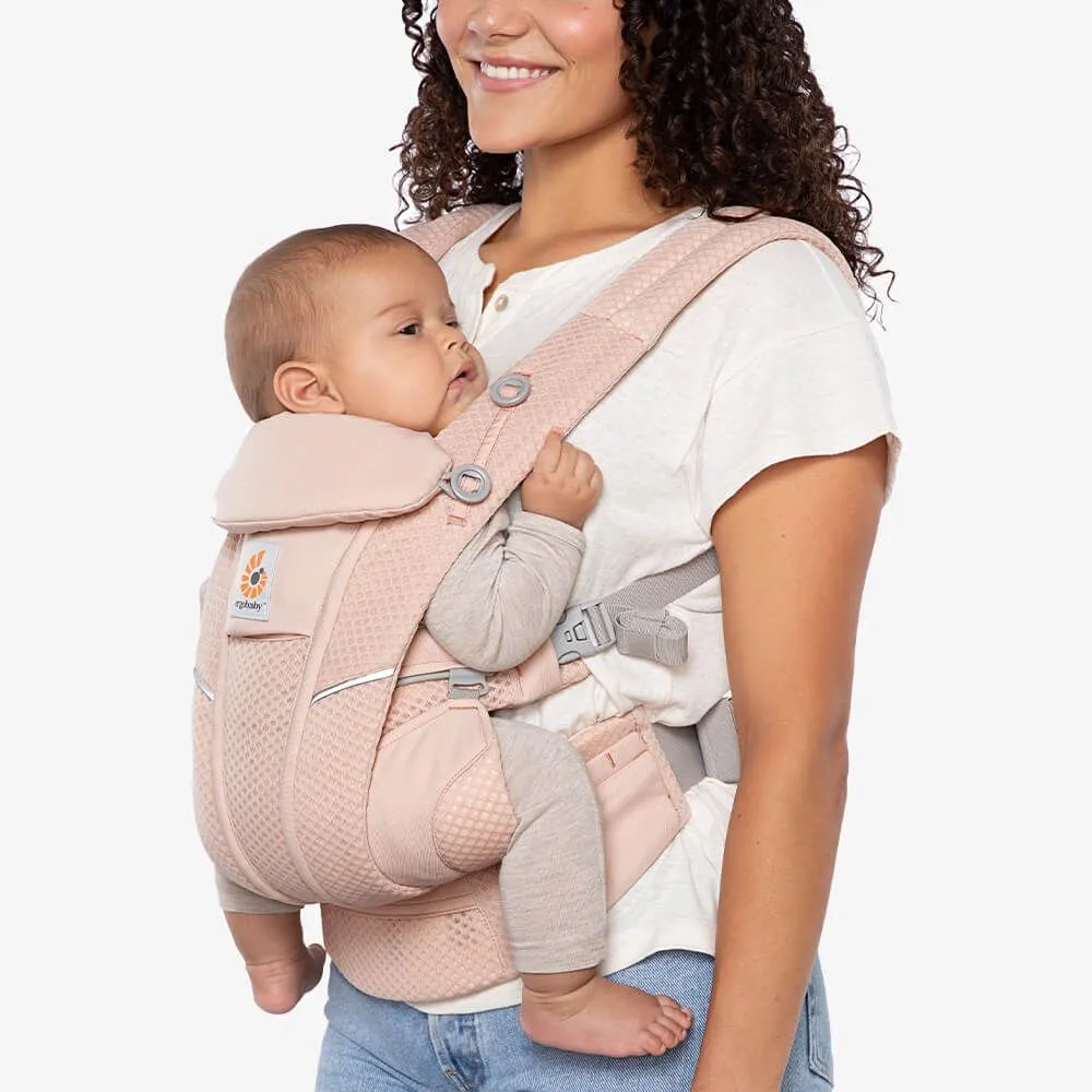 [10 year local warranty] Ergobaby Omni Breeze Baby Carrier - Pink Quartz