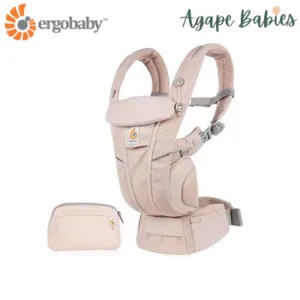 [10 year local warranty] Ergobaby Omni Breeze Baby Carrier - Pink Quartz
