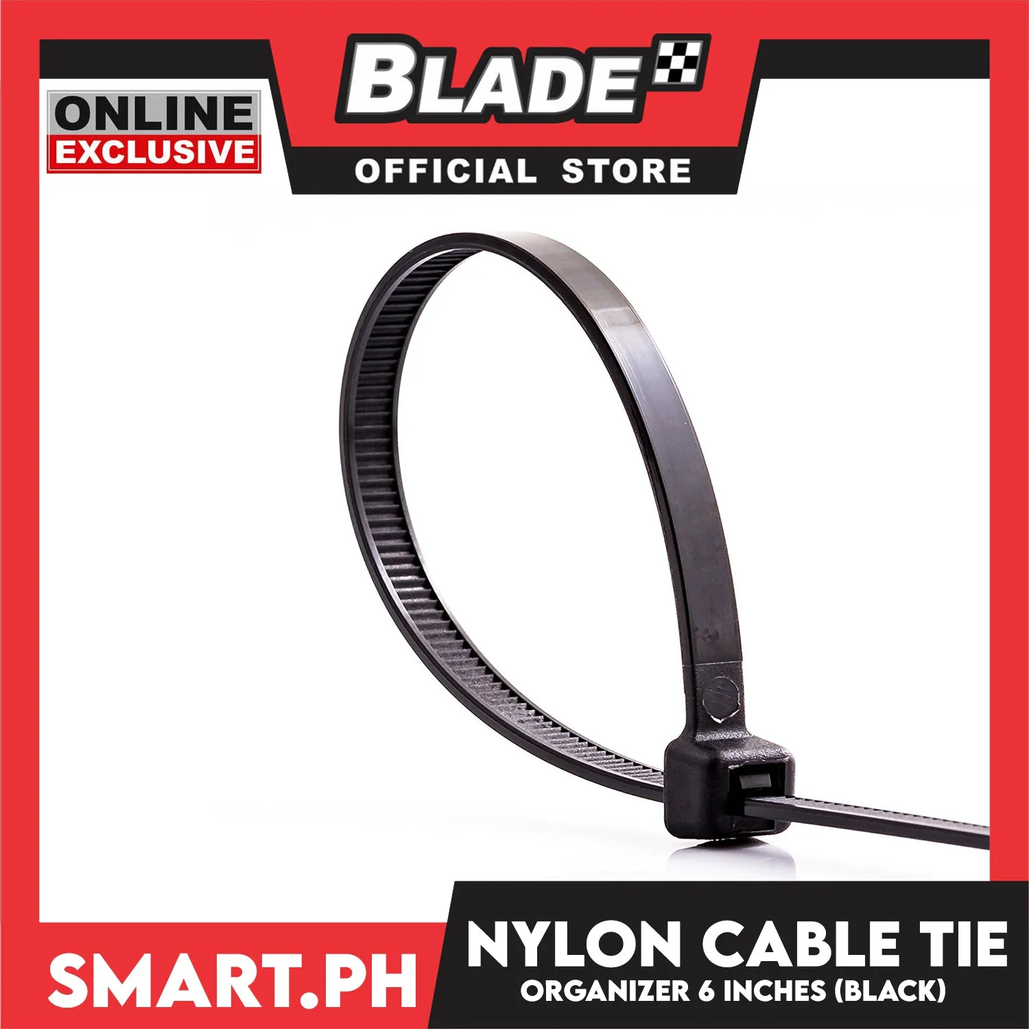20pcs. Cable Tie Organizer Nylon 6' ' (Black) Cables And Cords Lock Organizer Set Per Pack