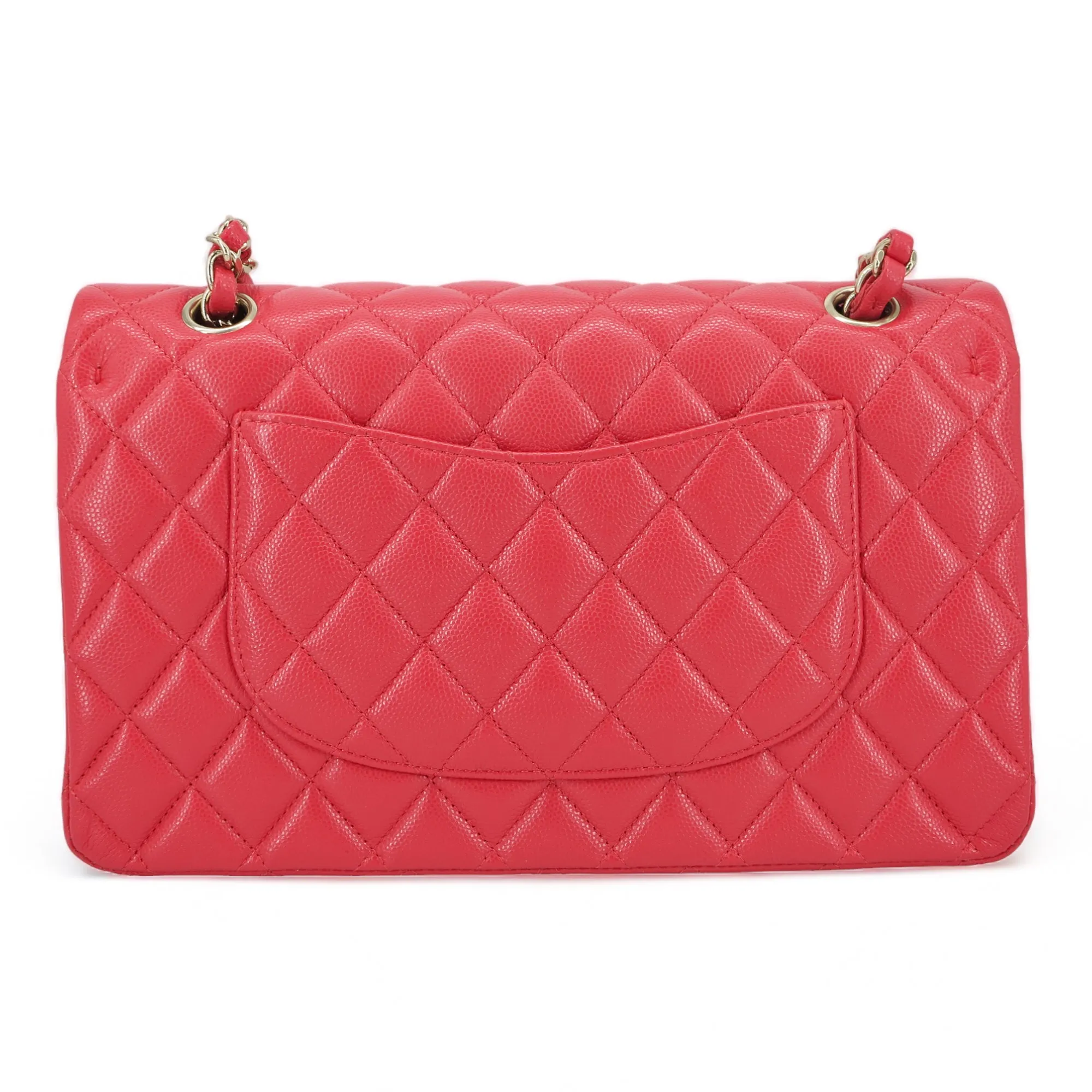 21C Red Caviar Medium Classic Double Flap Bag