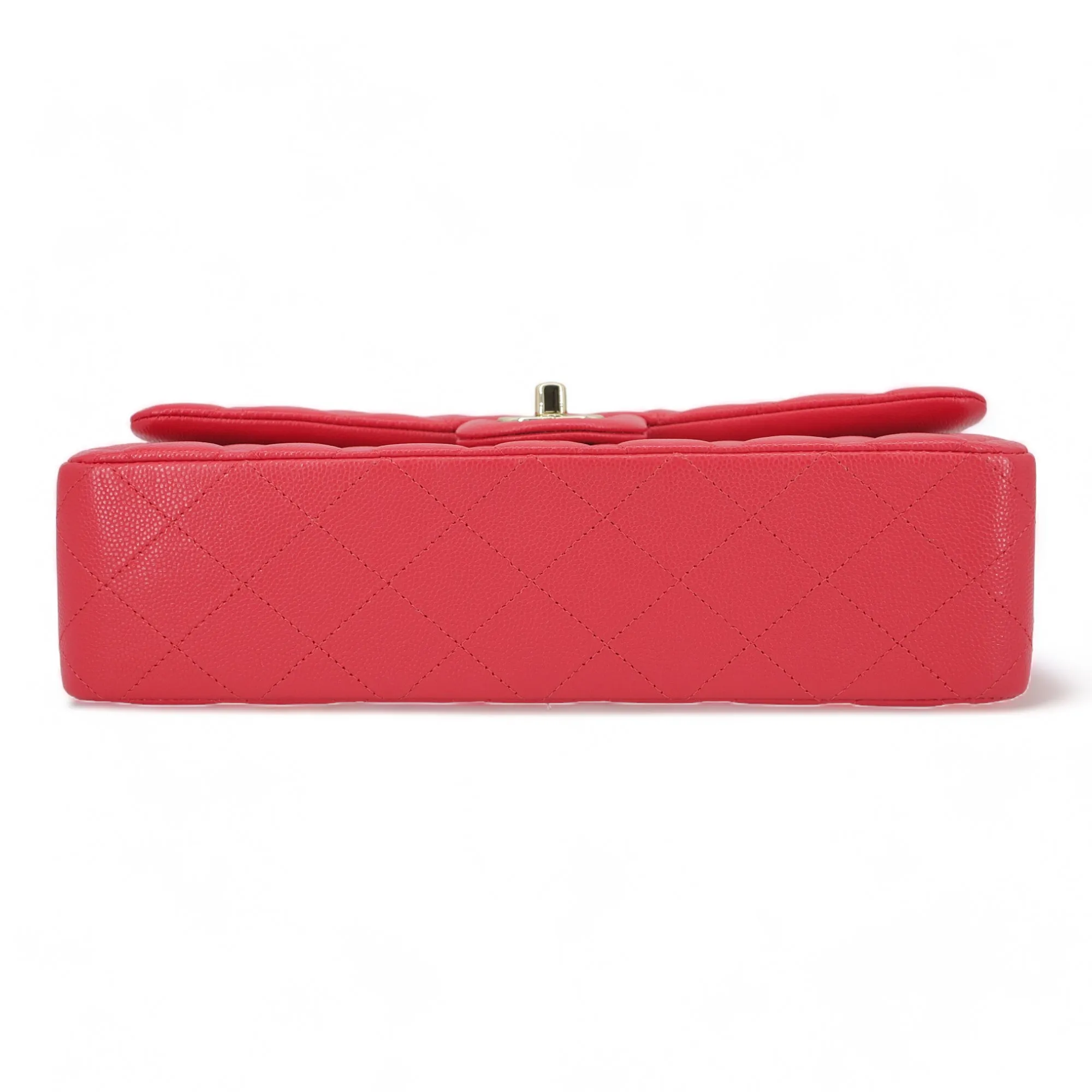21C Red Caviar Medium Classic Double Flap Bag