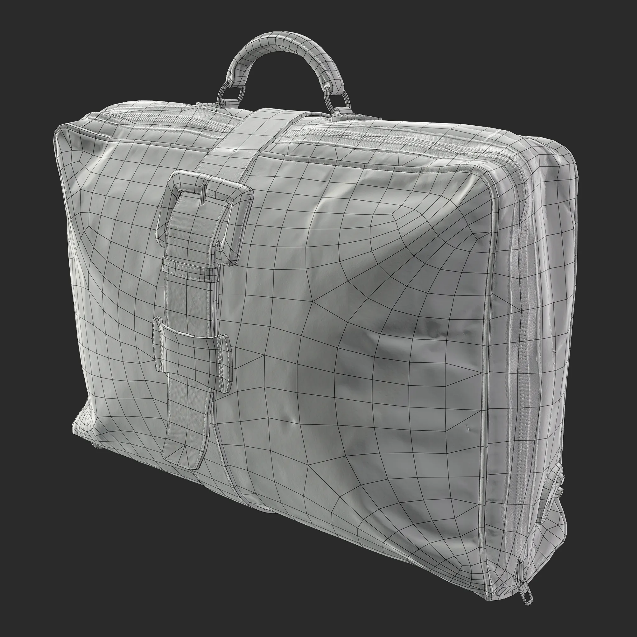 3D Leather Briefcase