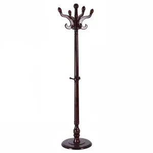 71" Wooden Coat Hanger Hat Stand
