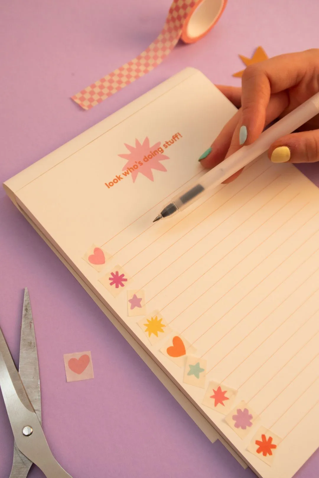 A5 Look Who’s Doing Stuff Lined Desk Planner