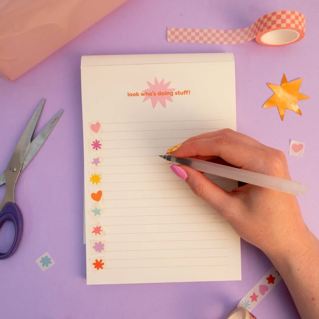 A5 Look Who’s Doing Stuff Lined Desk Planner