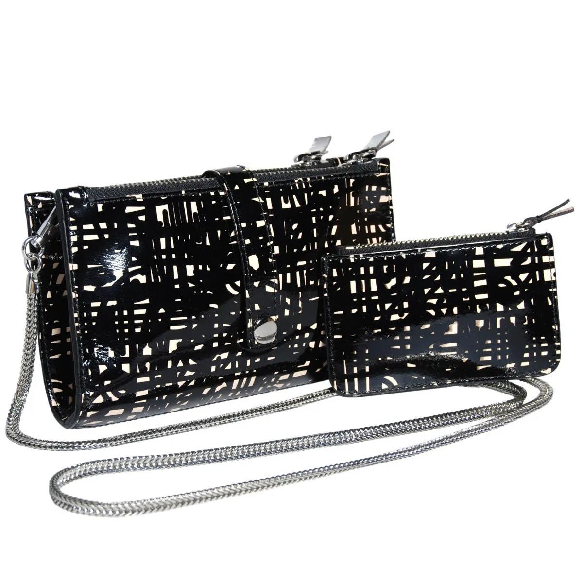 AERIN Multi Sections Leather Wallet
