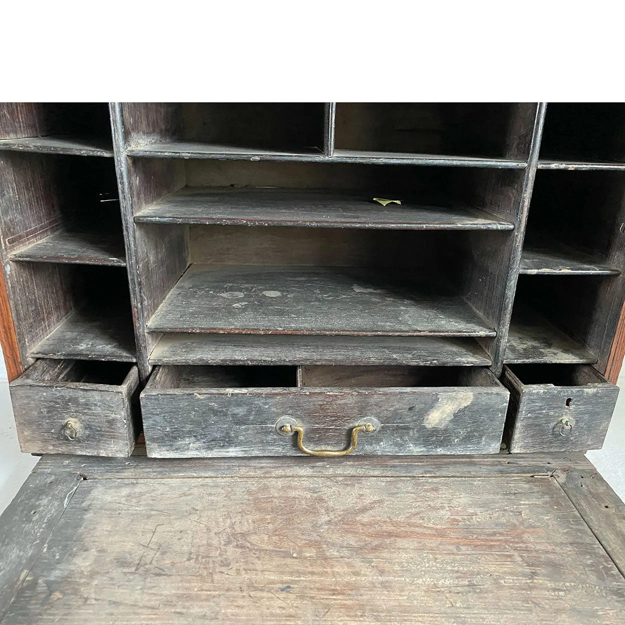 Anglo Indian Brass Mounted Rosewood Drop-Front Campaign Desk Box