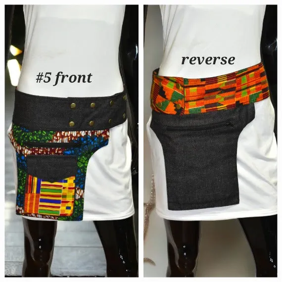 Ankara Mix Waist bag
