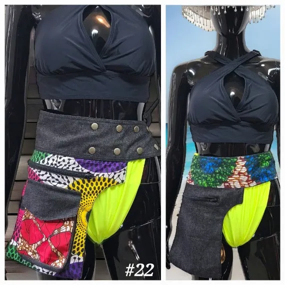 Ankara Mix Waist bag