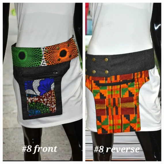 Ankara Mix Waist bag