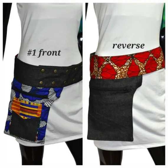 Ankara Mix Waist bag