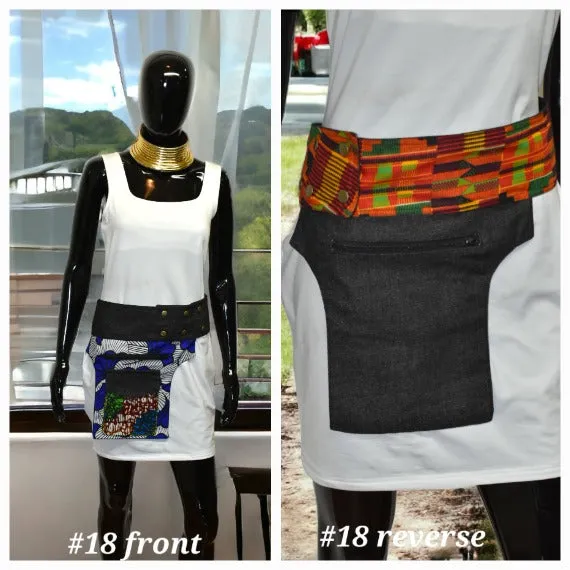 Ankara Mix Waist bag