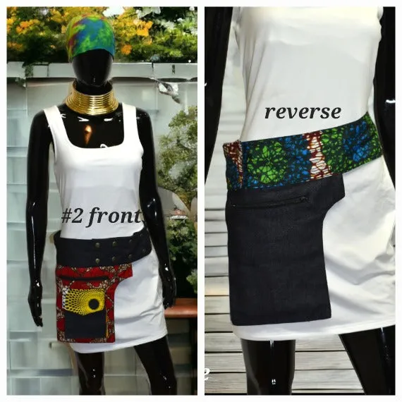 Ankara Mix Waist bag