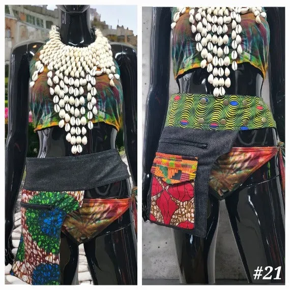 Ankara Mix Waist bag