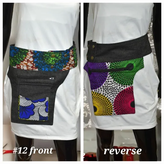 Ankara Mix Waist bag