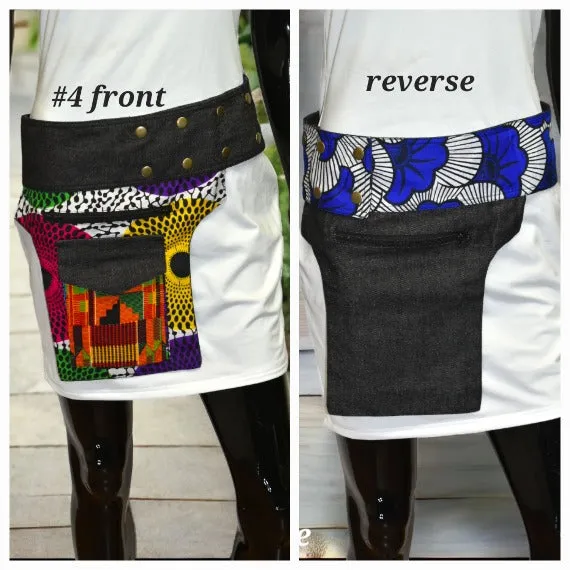 Ankara Mix Waist bag