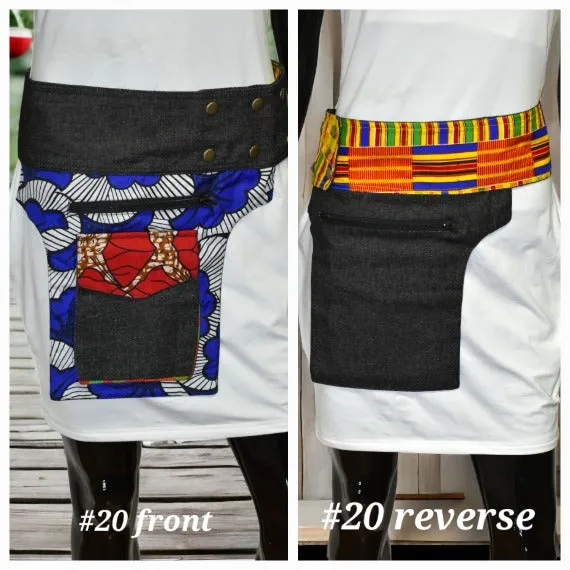 Ankara Mix Waist bag