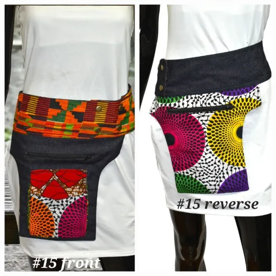 Ankara Mix Waist bag