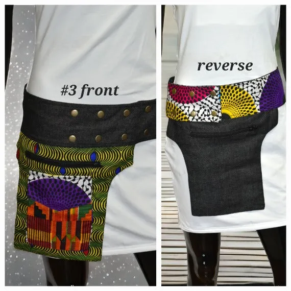 Ankara Mix Waist bag