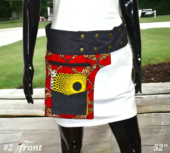 Ankara Mix Waist bag