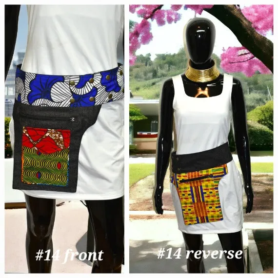 Ankara Mix Waist bag