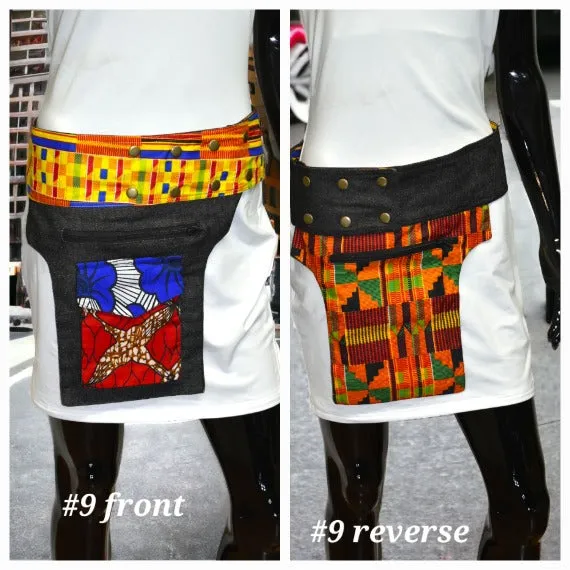 Ankara Mix Waist bag