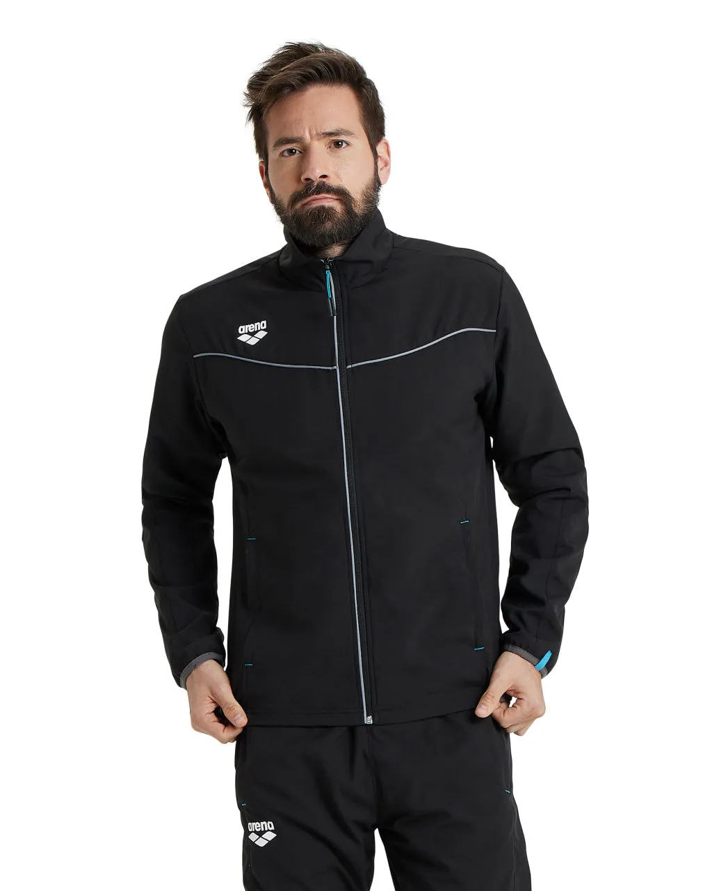 Arena Team Unisex Panel Jacket - Black