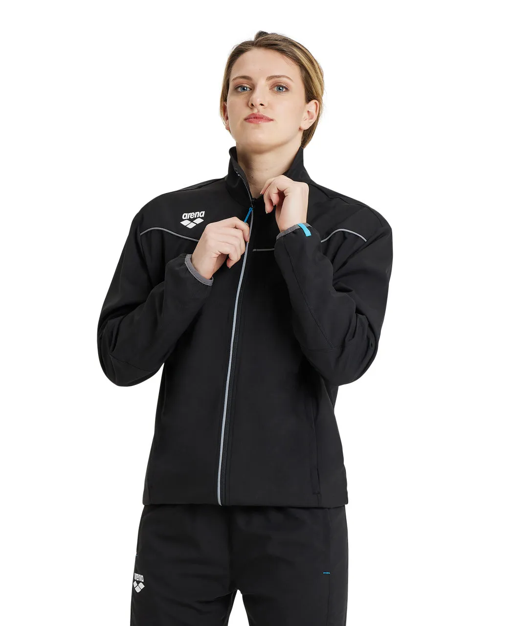Arena Team Unisex Panel Jacket - Black
