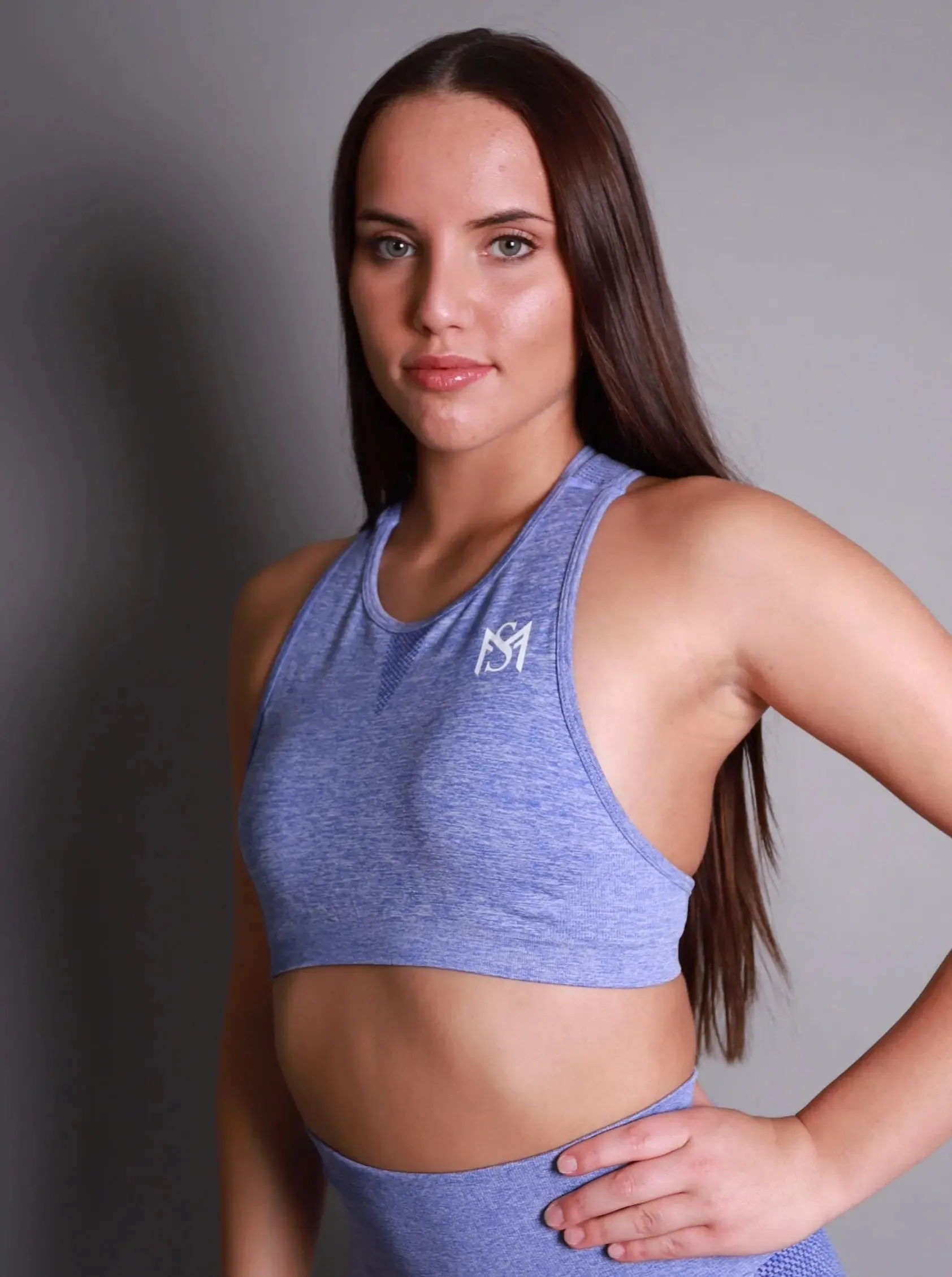 Athletes Blue Sports Bra