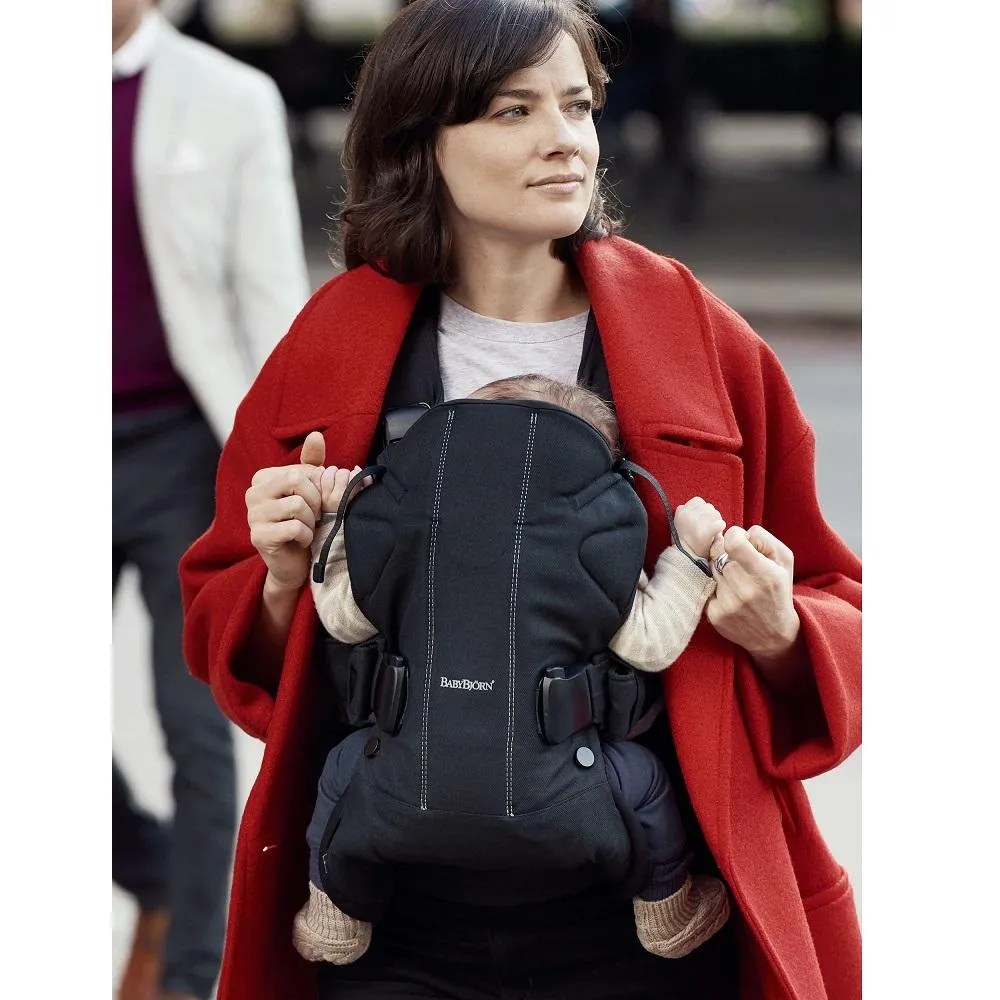Baby Bjorn Baby Carrier One Cotton Mix (Black)