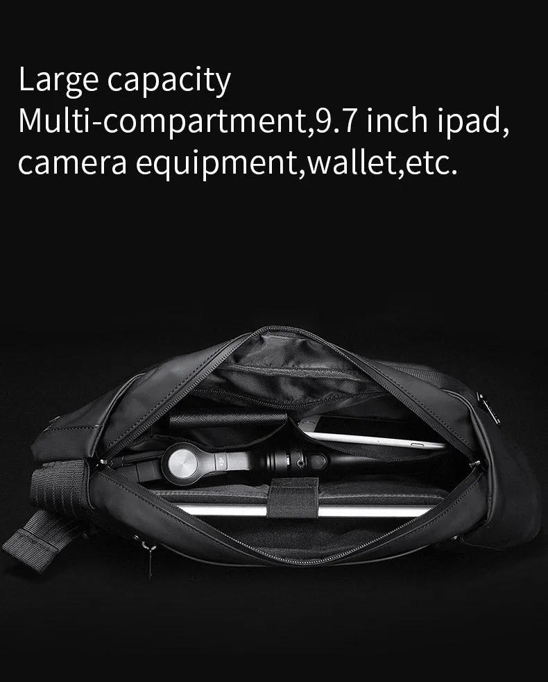 Bange New Sling Bag Waterproof Travel Crossbody for Men