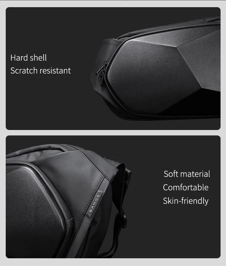Bange New Sling Bag Waterproof Travel Crossbody for Men