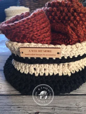 Basket Storage Vegan Ecru & Black
