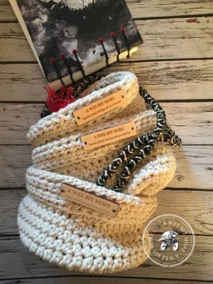 Basket Storage Vegan Ecru Basket