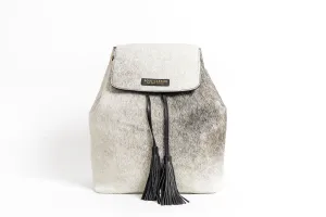 Black & White Cowhide Back Pack