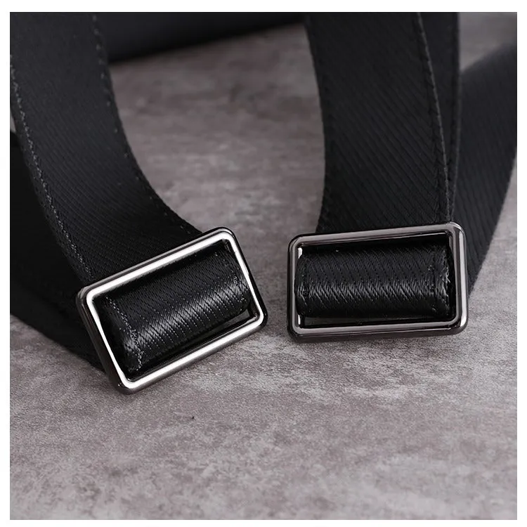 Black Leather Satchel Backpack Womens Cute School Backpack Bag Black Leather Travel Rucksack for Ladies
