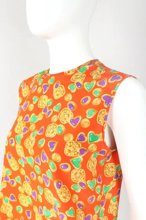 Candy Hearts Silk Tank