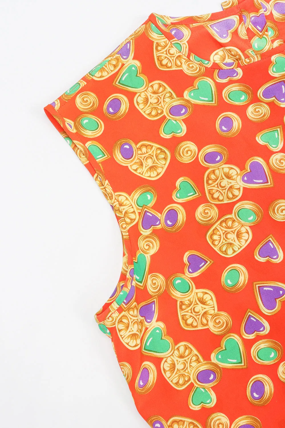 Candy Hearts Silk Tank