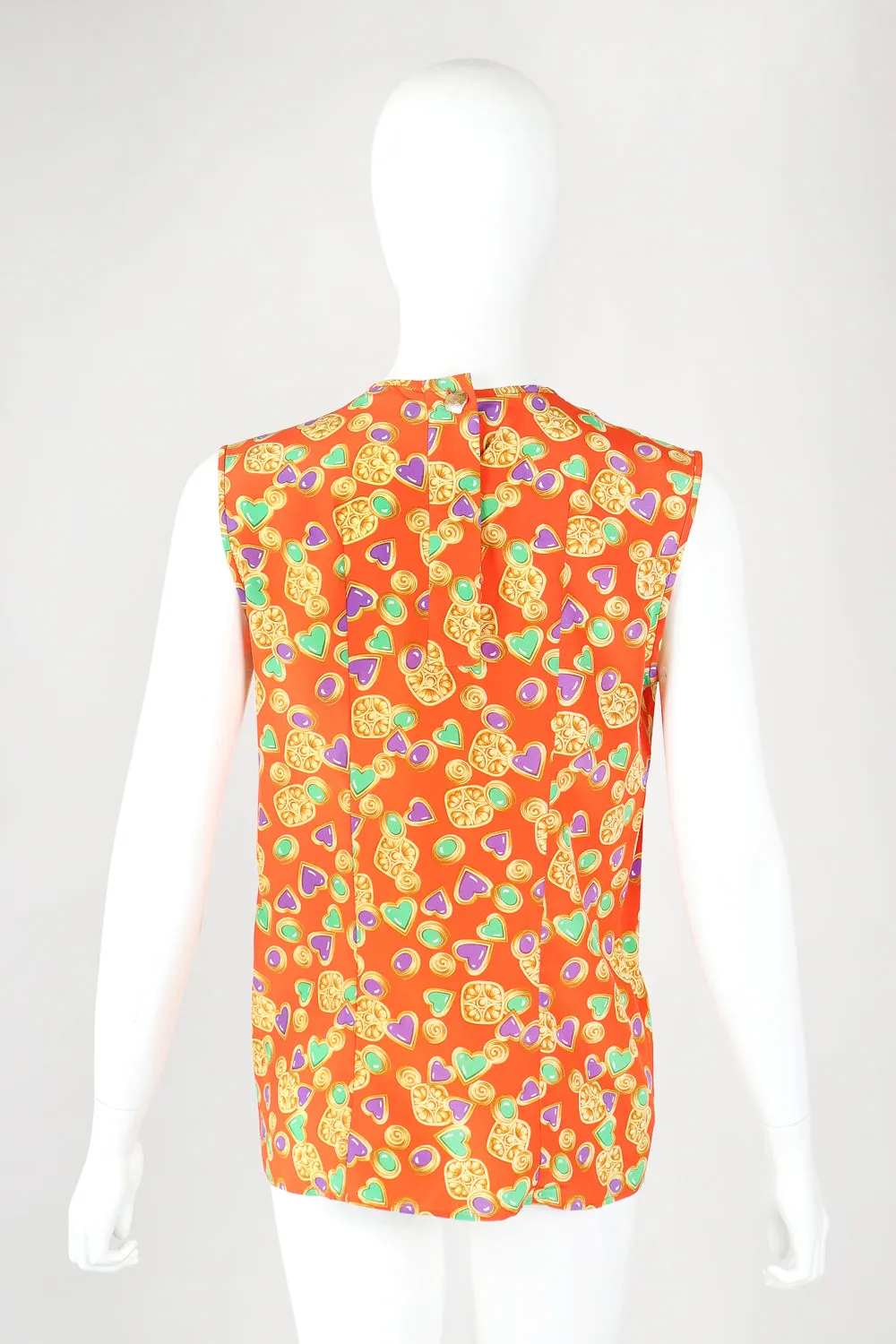 Candy Hearts Silk Tank