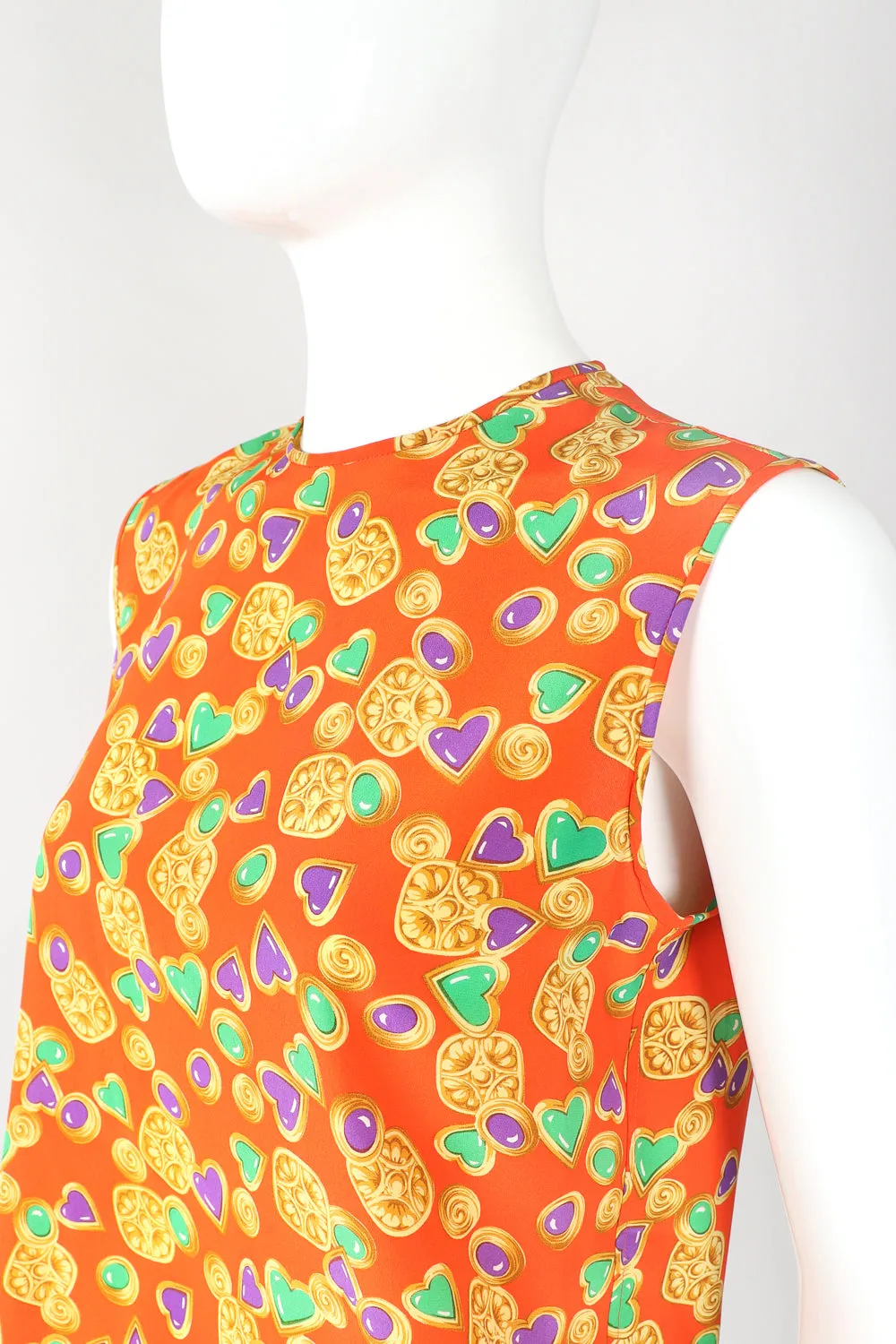 Candy Hearts Silk Tank