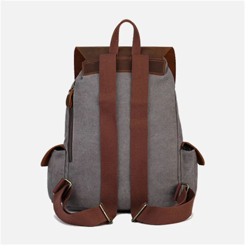 Canvas Design Unique Simple Style Backpack For Women
