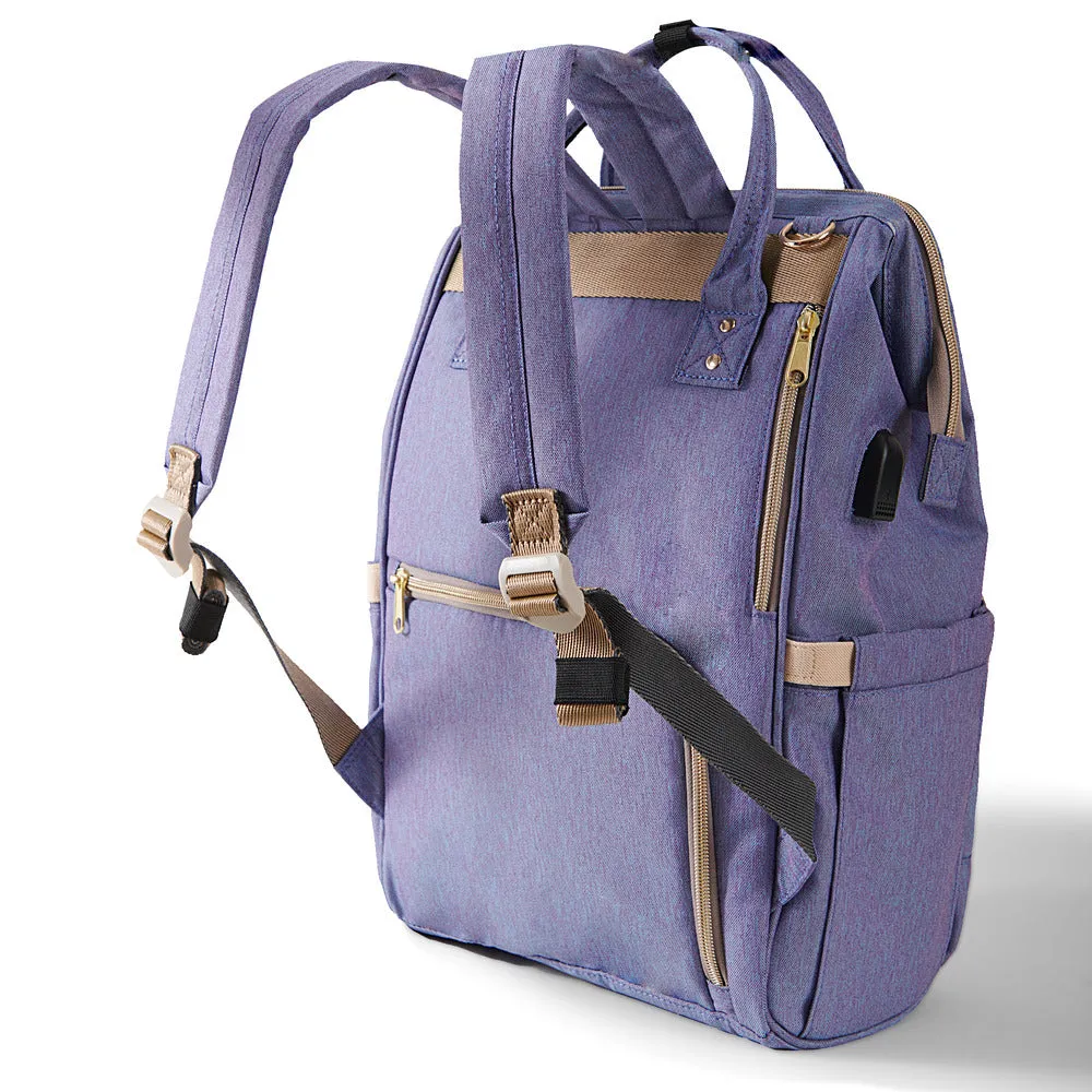 Classic Embroidered Diaper Backpack