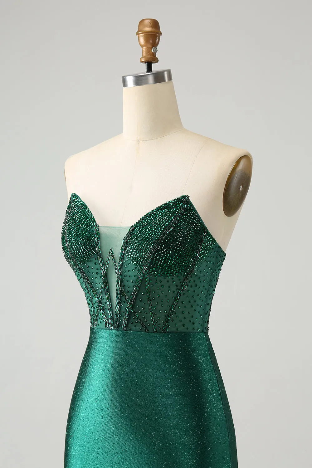 Classy Sparkly Royal Blue Tight Strapless Short Homecoming Dress with Beading
