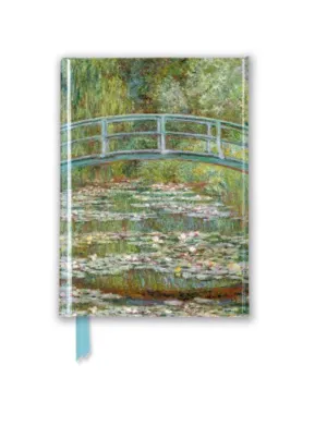 Claude Monet: Bridge over a Pond of Water Lilies (Foiled Pocket Journal) Large
