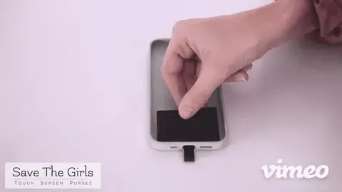 Clip and Go Phone Strap BLACK