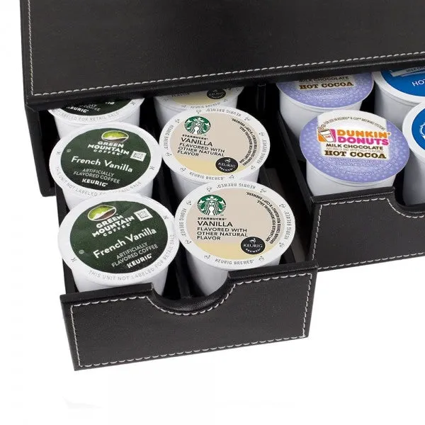 Coffee & Tea Caddy and Organizers - 3-Drawer Organizing Tray