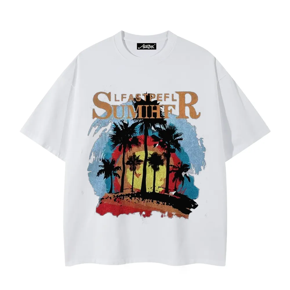 Colorful Aperture Coconut Island T-Shirt