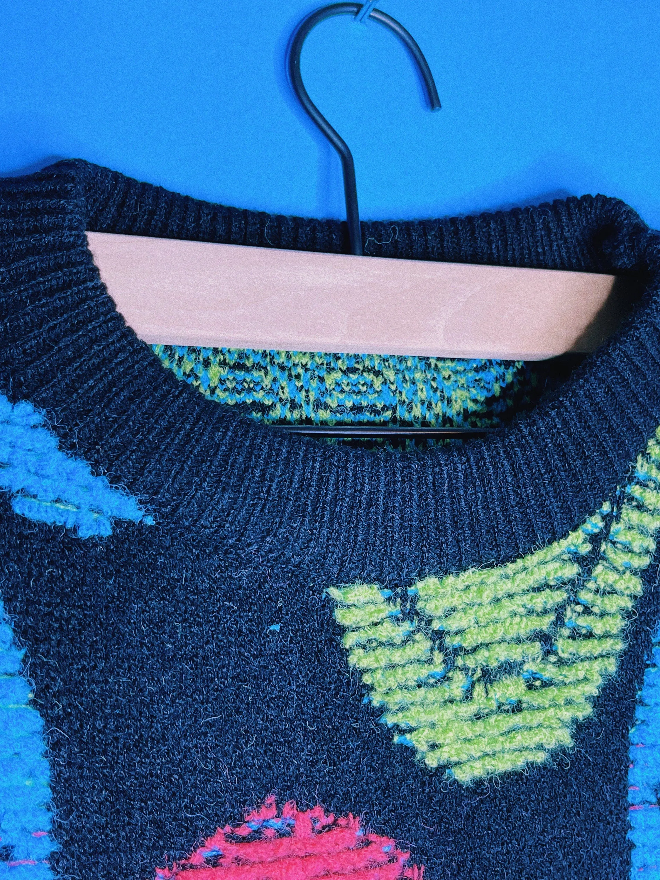 Colorful Smiley Sweater