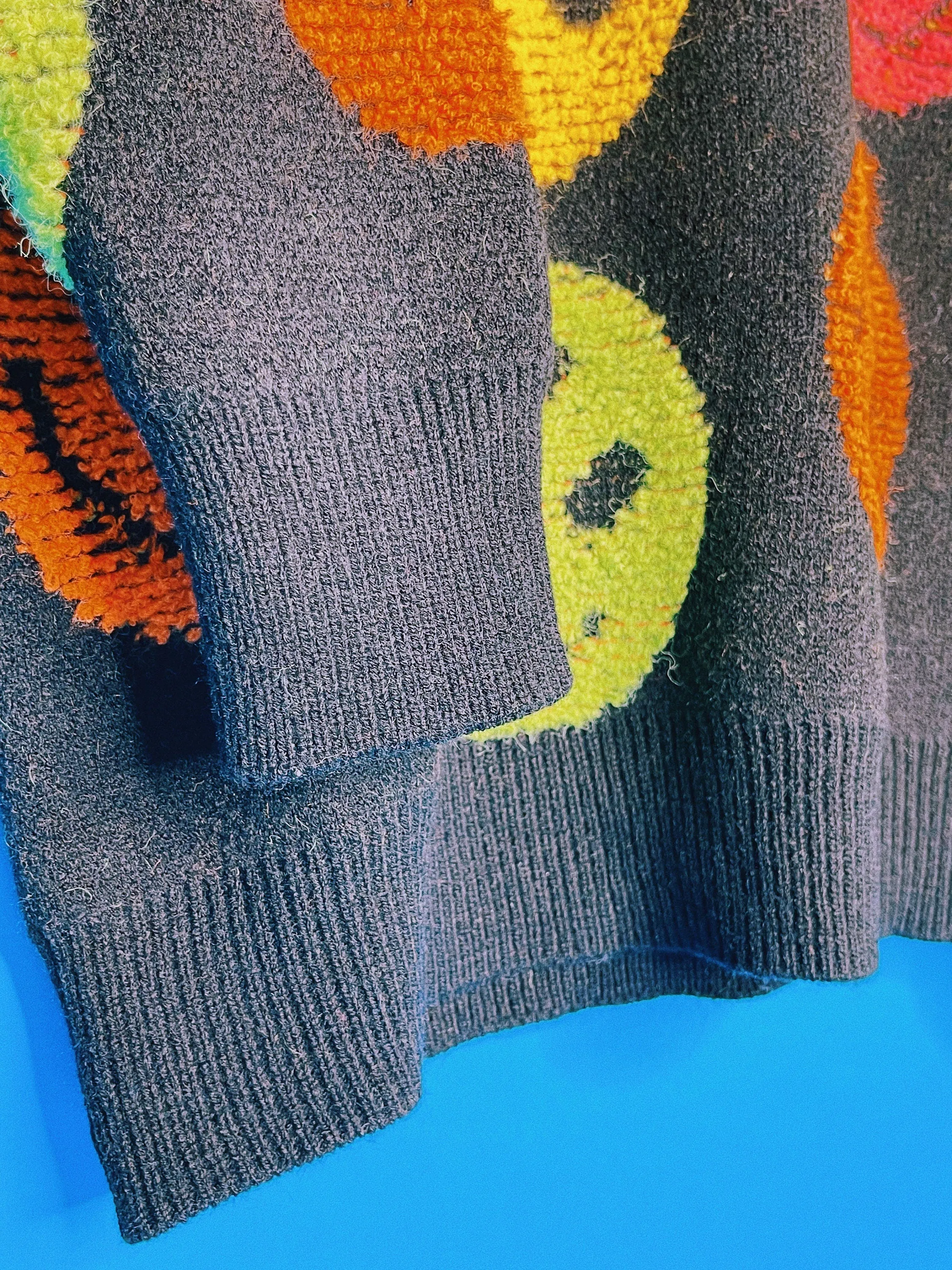 Colorful Smiley Sweater